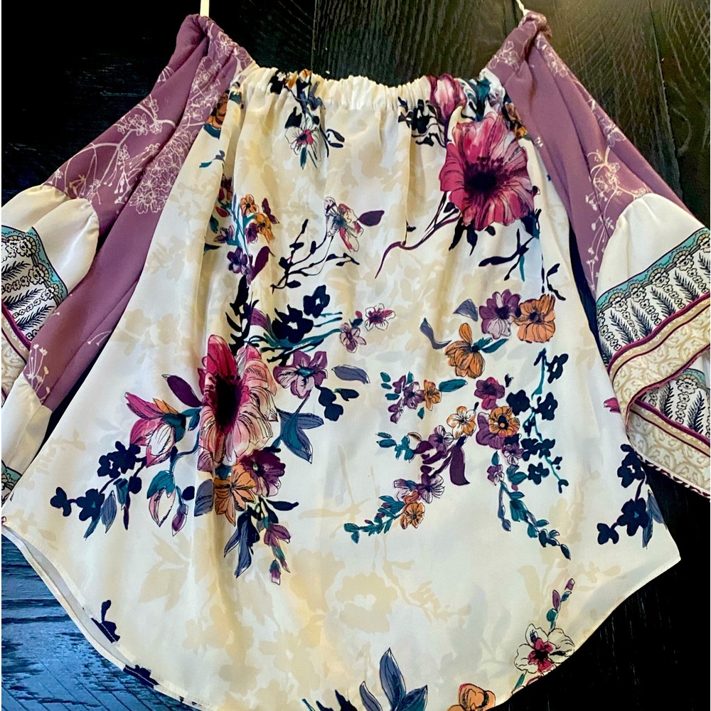 White House Black Market Off Shoulder Top